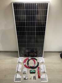 Kit Complet Panou Solar 160w 12V rulota/ cabana/ magazie
