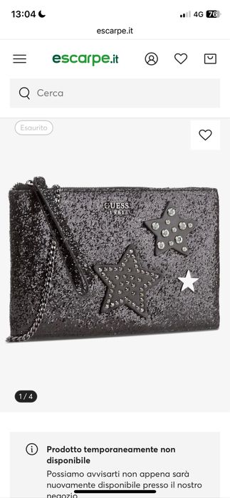 Чанта Guess Borsetta Fall In Love (GS) HWGS67 90720 Nero