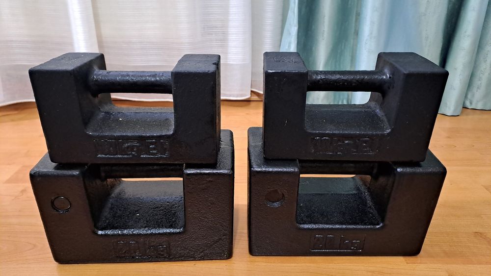 Set gantere fixe 10kg/20kg