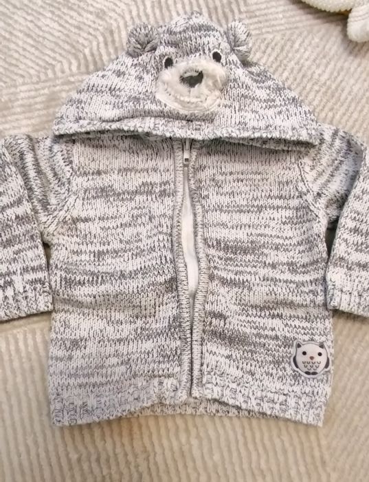 Lot 4  pulovere + bluza vatuita - mas 68