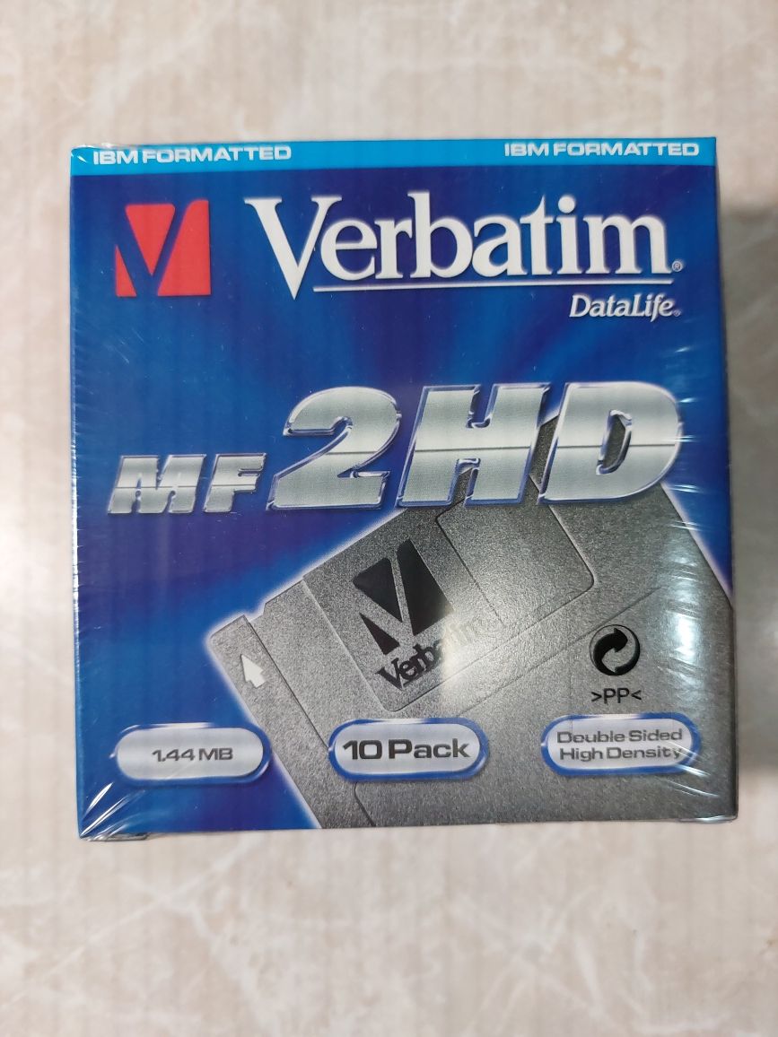 Vand 10 dischete Verbatim DataLife MF 2HD 1.44mb.
