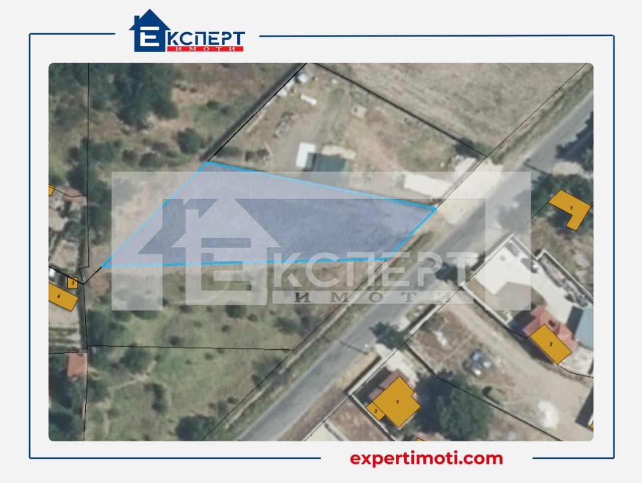 Продава се Парцел в с. Бенковски, Област Пловдив - 1332 кв.м за 65 €/кв.м - Снимка #1