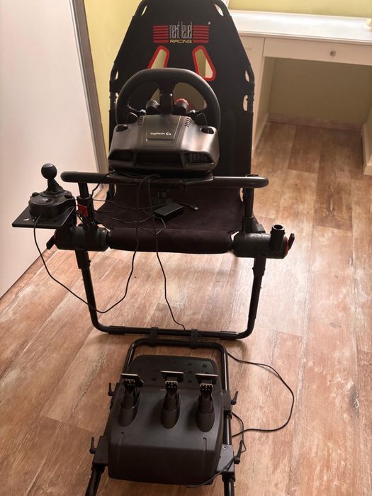 Cockpit+plus volan Logitech G29, schimbator inclus