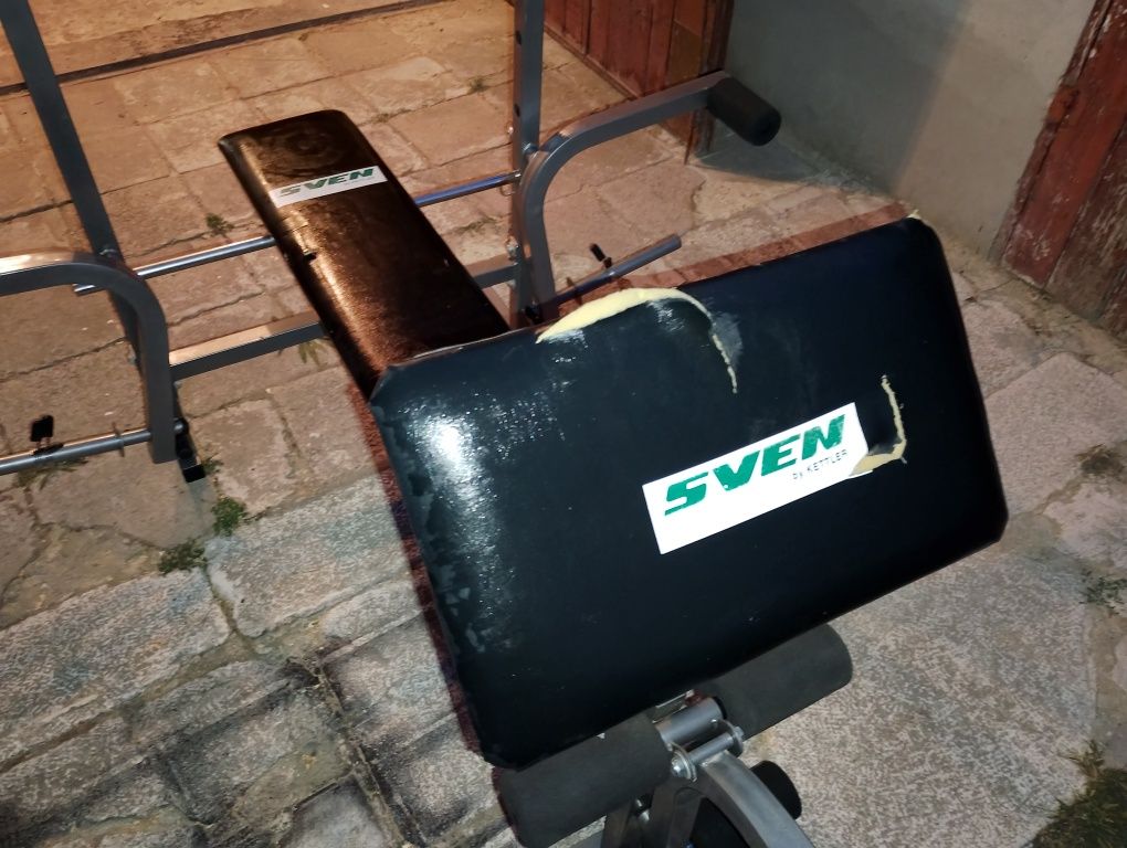 Лежанка с лост и тежести
