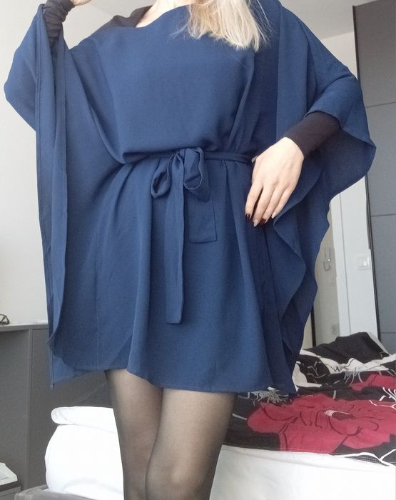 Синя рокля размер М