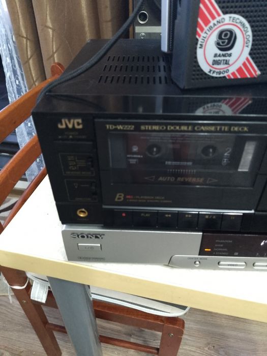 Dublu deck jvc, amplificator.Sony.radio.japonia