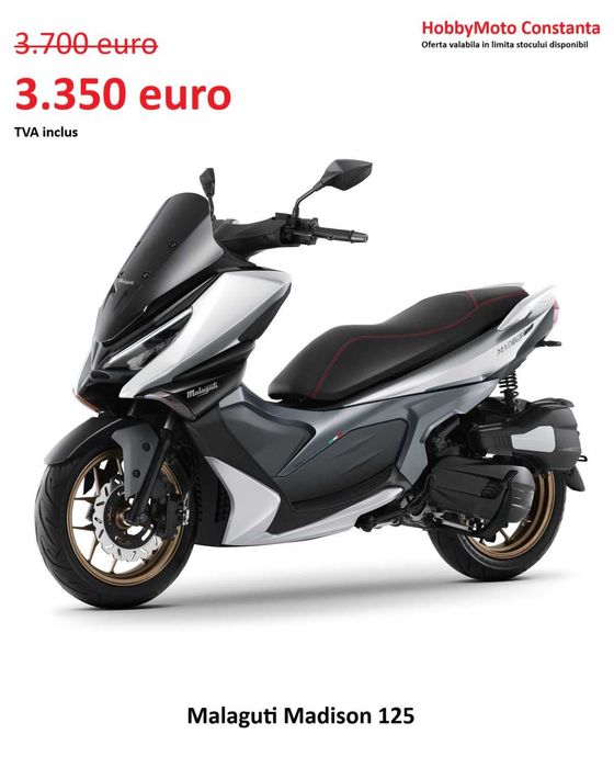 Hobbymoto vinde Malaguti Madison 125 ABS