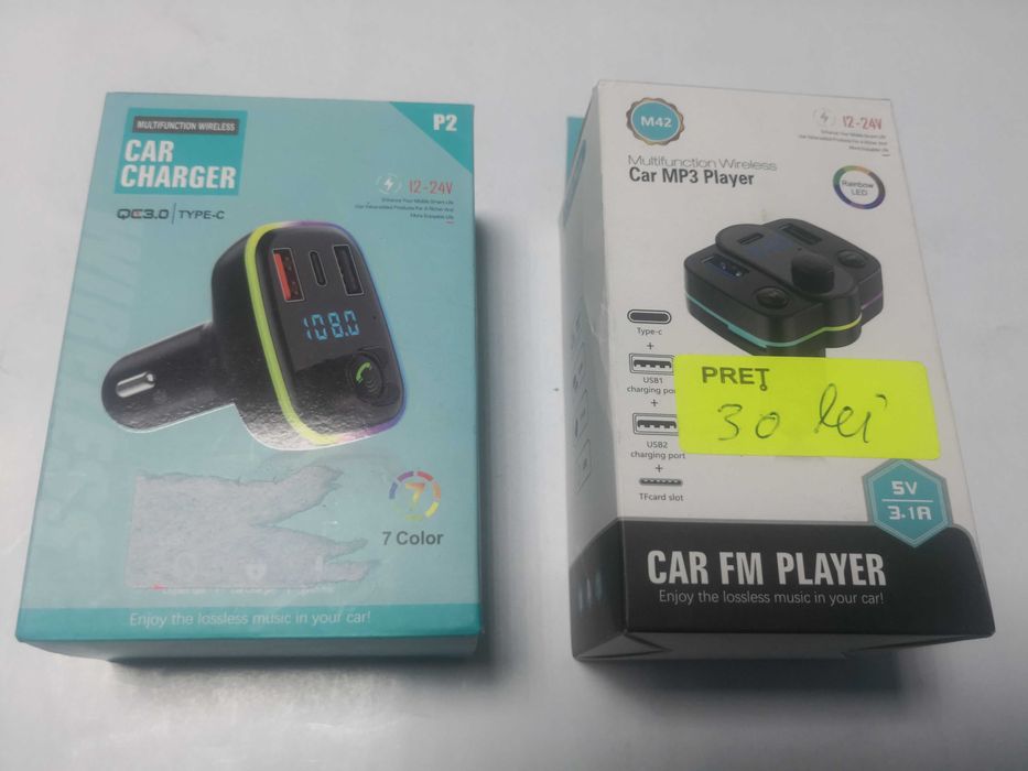 Modulator fm cu bluetooth