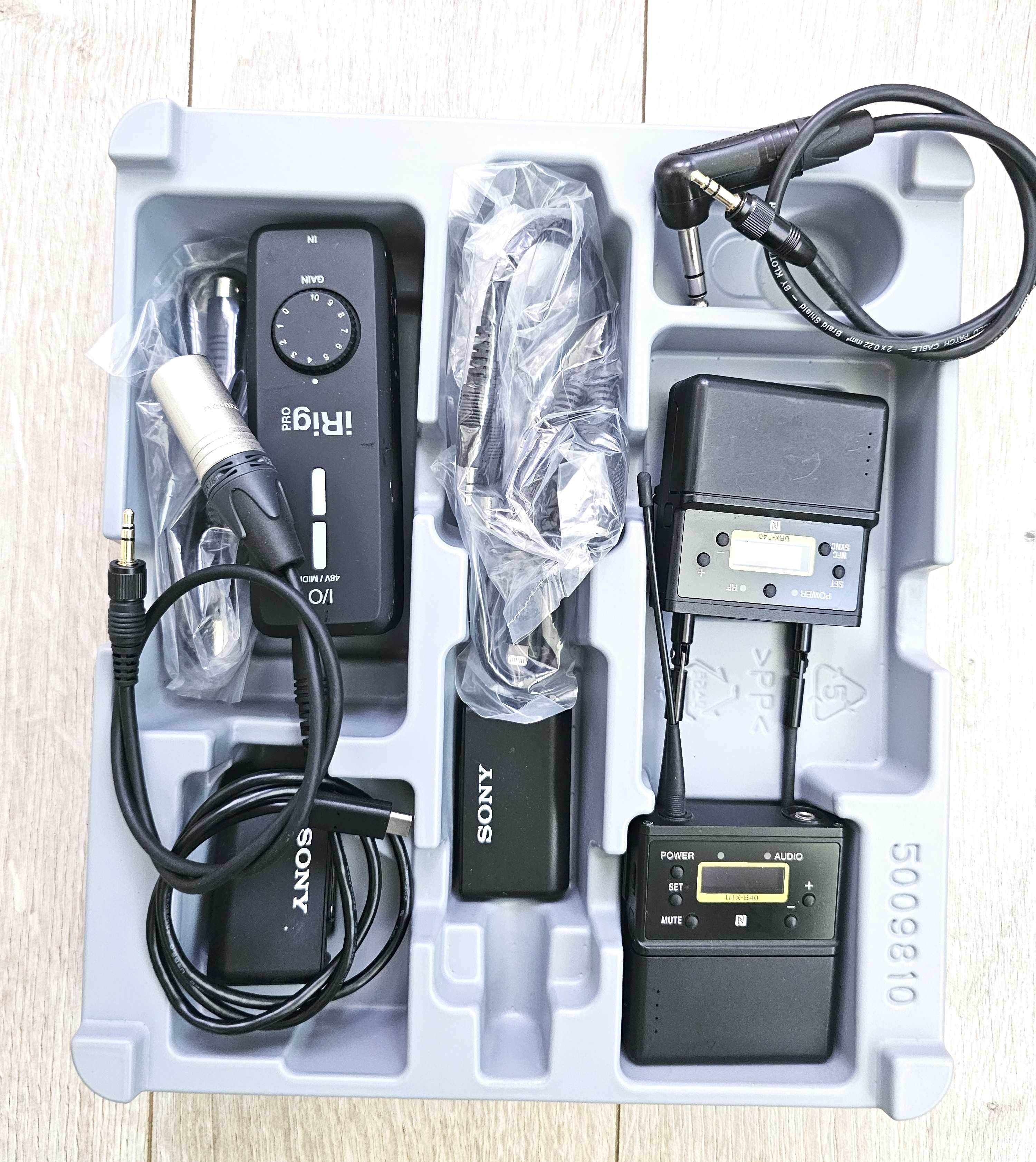 Sistem, inregistrare sunet din mixer – SONY UWP-D21 si Irig – Pro I/O