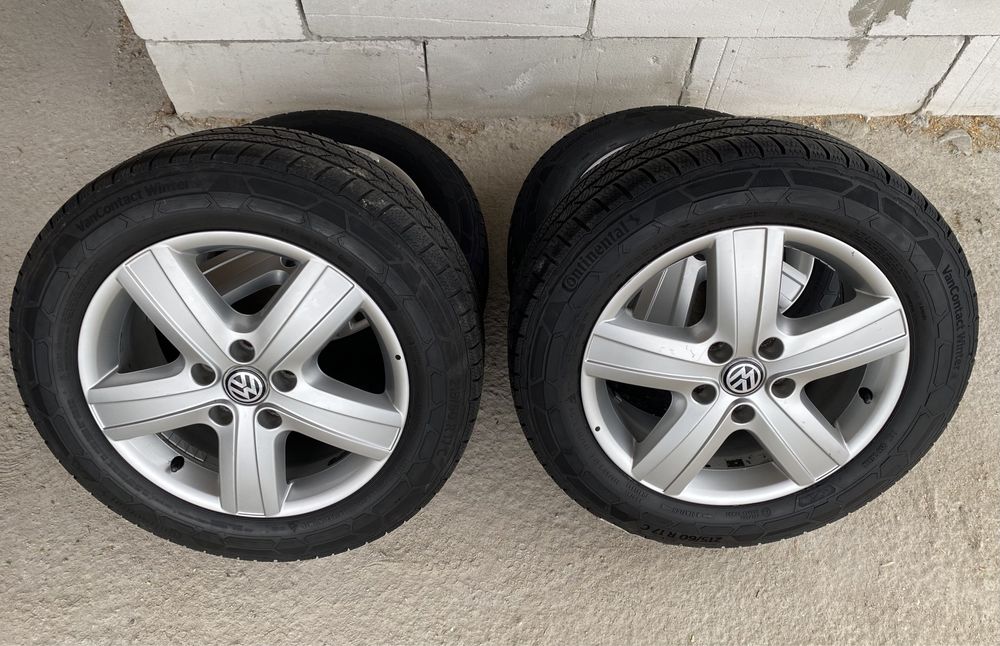 Jante R17 Originale Vw T5,T6 Anvelope foarte bune 215/60C M+S