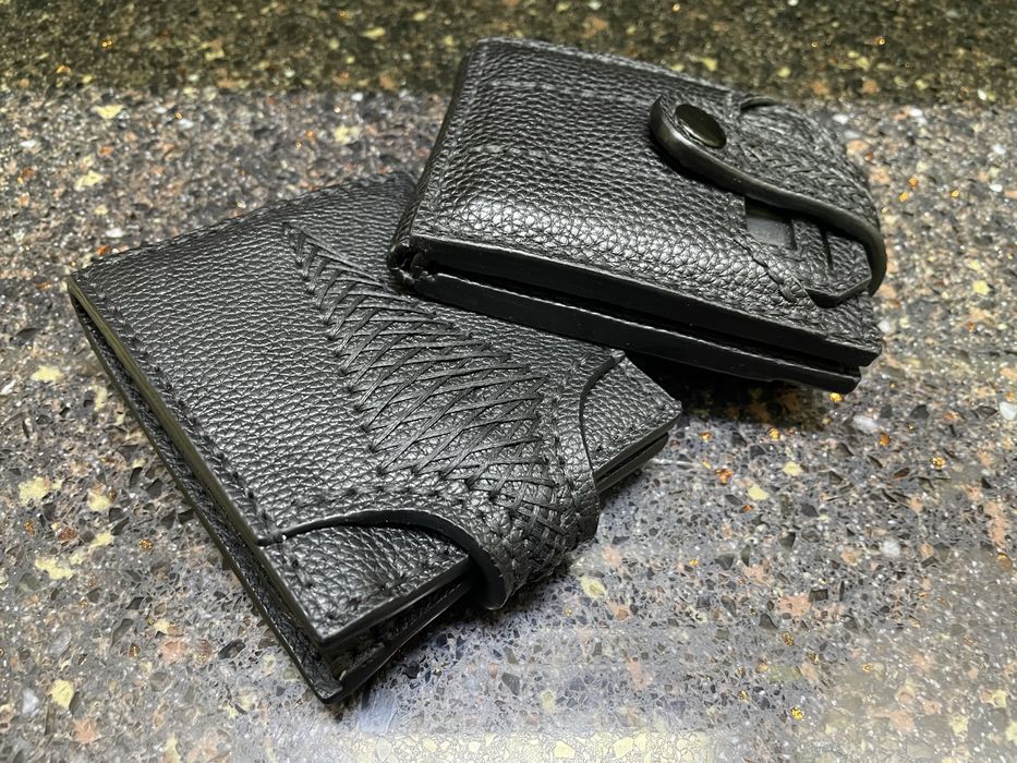 Портмоне бифолд ручная работа