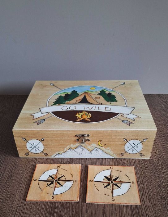 Кутия за чай , кутия за бижута  " Go wild"