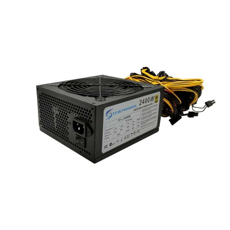АТХ Захранване 2000w/2400w Maйнинг версия .Дълги кабели, 16pci-6+2!