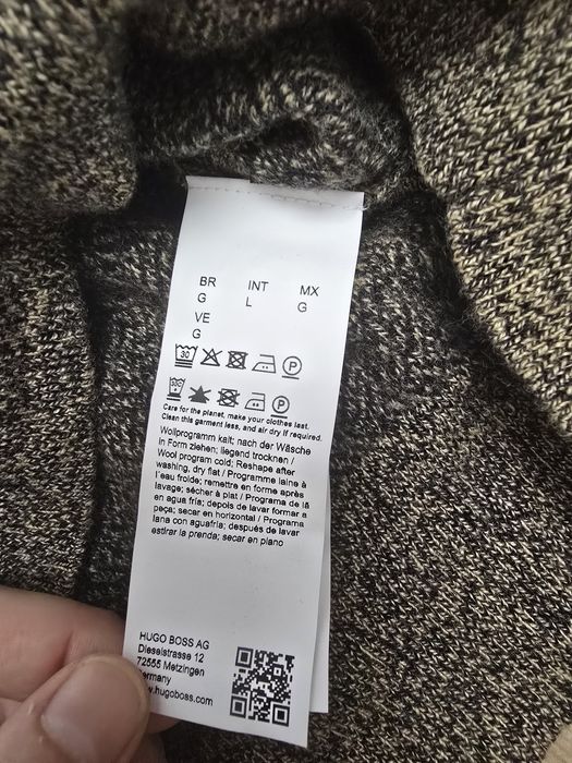 Bluza Hugo Boss Virgin Wool