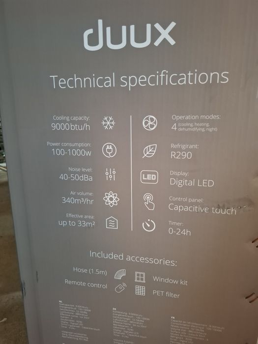 Aer condiționat 9k BTU/h