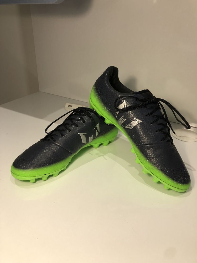 Футболни обувки (Adidas MESSI 16.3 black/green).