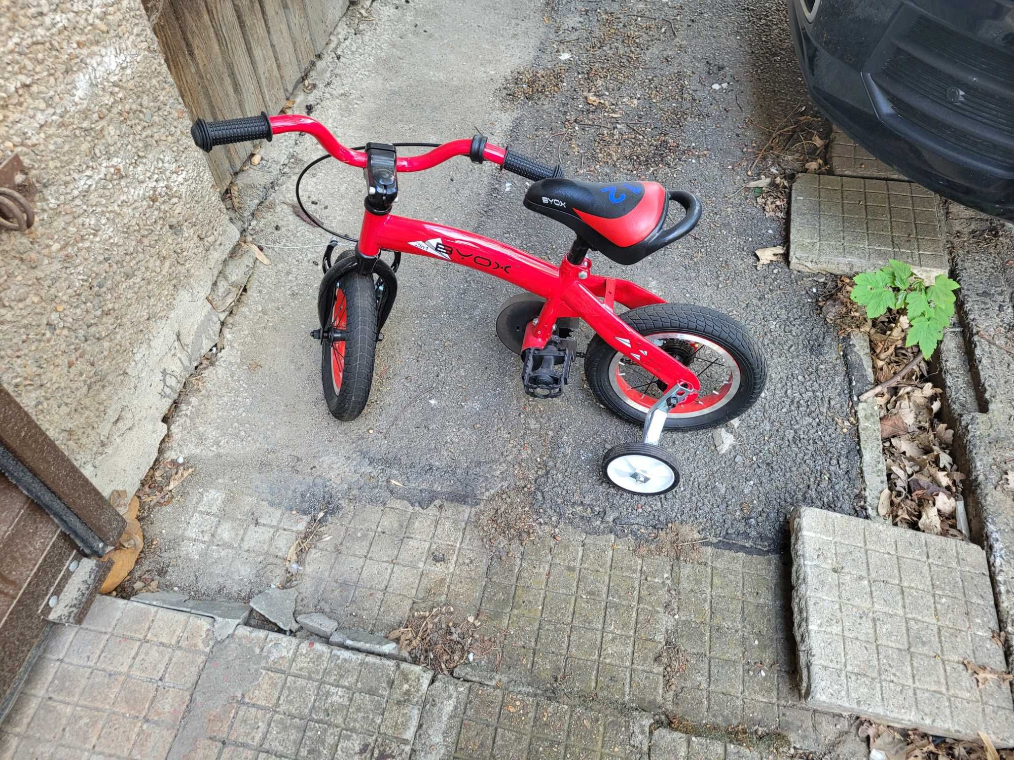 Детско колело с помощни гуми