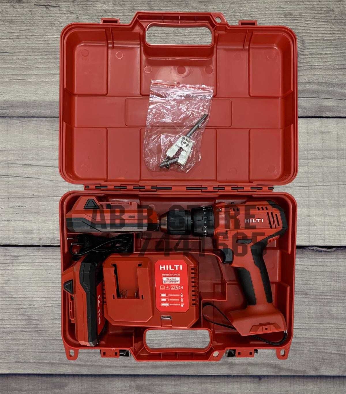 Акумулаторен Ударен Винтоверт ХИЛТИ / HILTI 24V 8Ah 2 Батерии