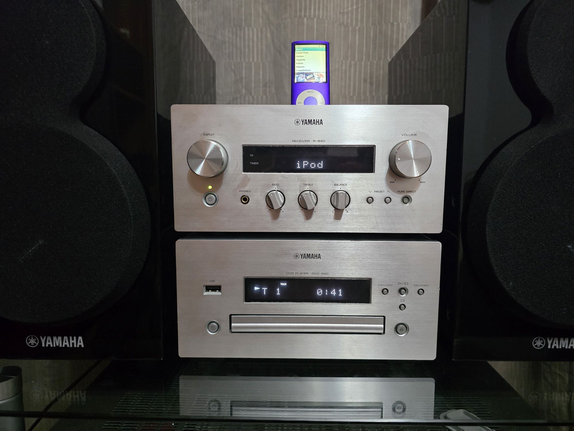 Micro sistem Yamaha MCR-840 / Amplificator+DVD