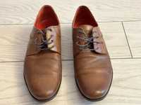 Pantofi Lasocki, piele maro perforata, marimea 39