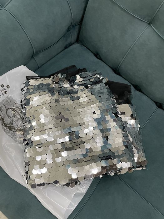 Материал пайетки крупные ткан