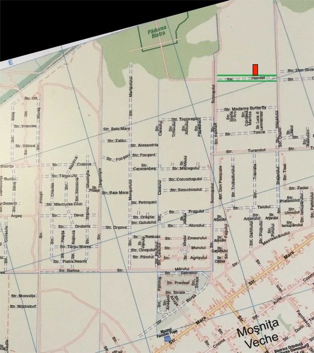 P.F., vând parcelă pt. construcții locuințe, aproape de pădurea Bistra