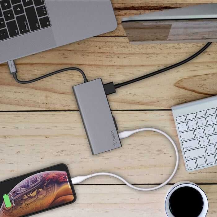 Разветвитель Belkin USB-c multimedia hub+ power