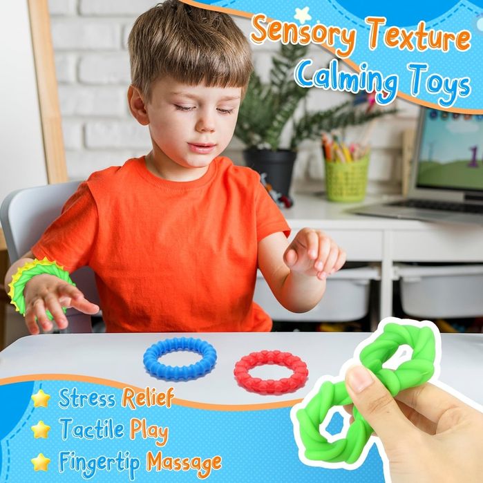 Jucării fidget set 4 brățări senzoriale