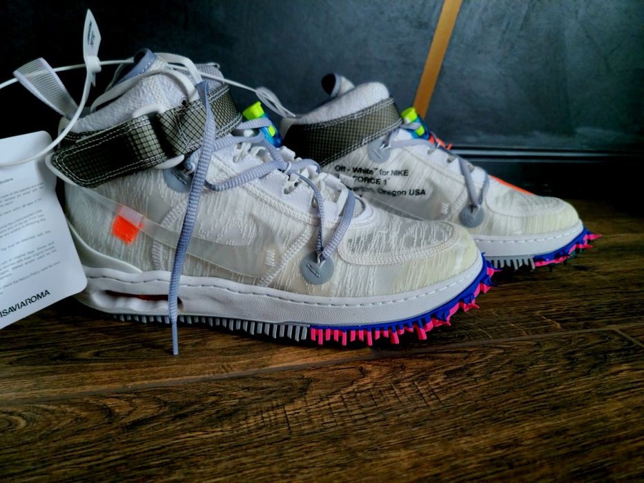 Air Force 1 Mid Off-White Alb/Negru 2022