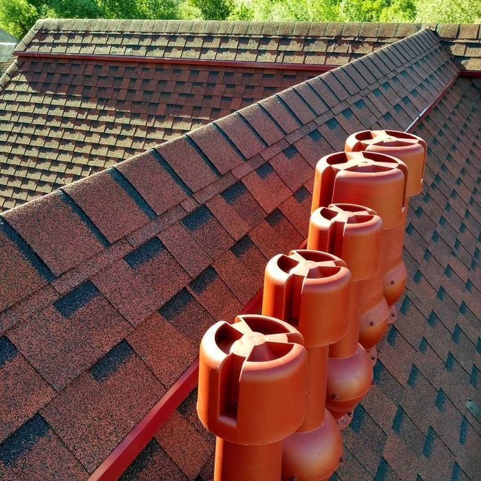 Кровельная вентиляция, Вентиляционные выходы, Приточки