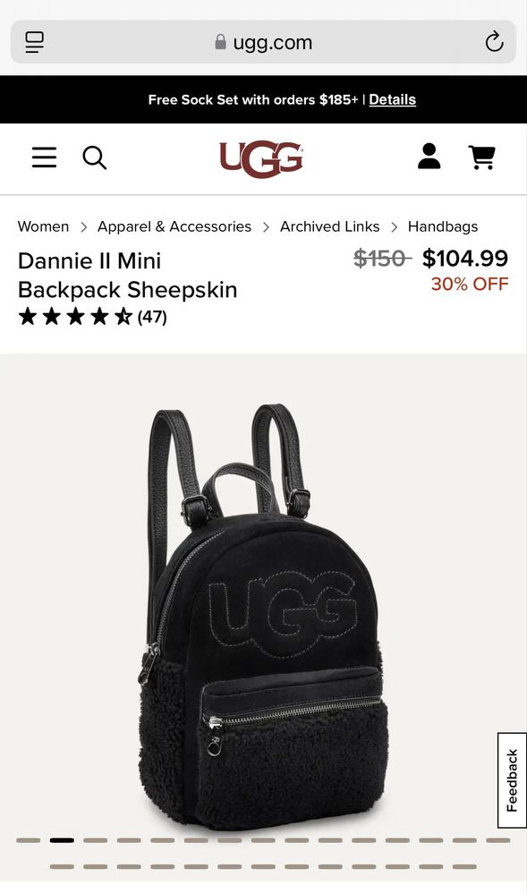 UGG ghiozdan rucsac backpack