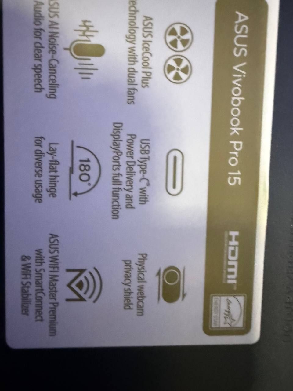 ASUS vivobook Pro 15
