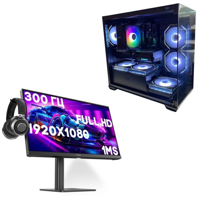 Игровой Комплект - Монитор 24.5’ 300гц Ryzen 5-7500F/32Gb/1Tb/RTX5060