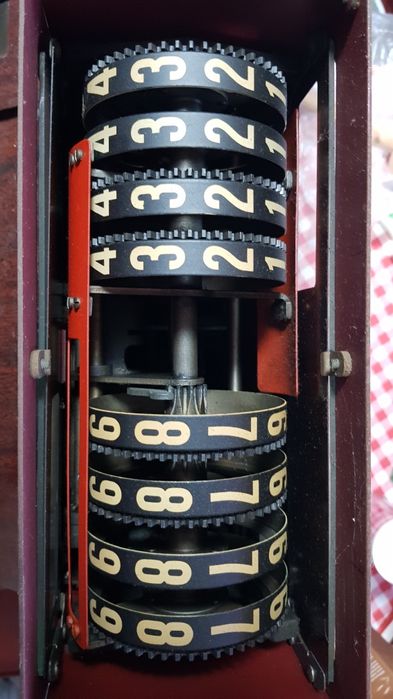 Стар колекционерски касов апарат National