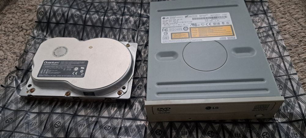 CD rw LG + HDD, Unitate scriere cd/ dvd si HDD IDE