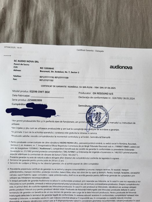 aparate auditive set pierdere severa auz ReSound Enzo