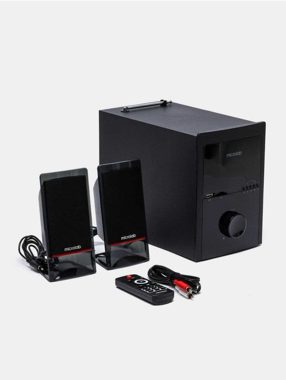 Колонки Microlab M-700BT 46Вт 2.1 (RMS) — Сабвуфер для Дачи и Квартиры