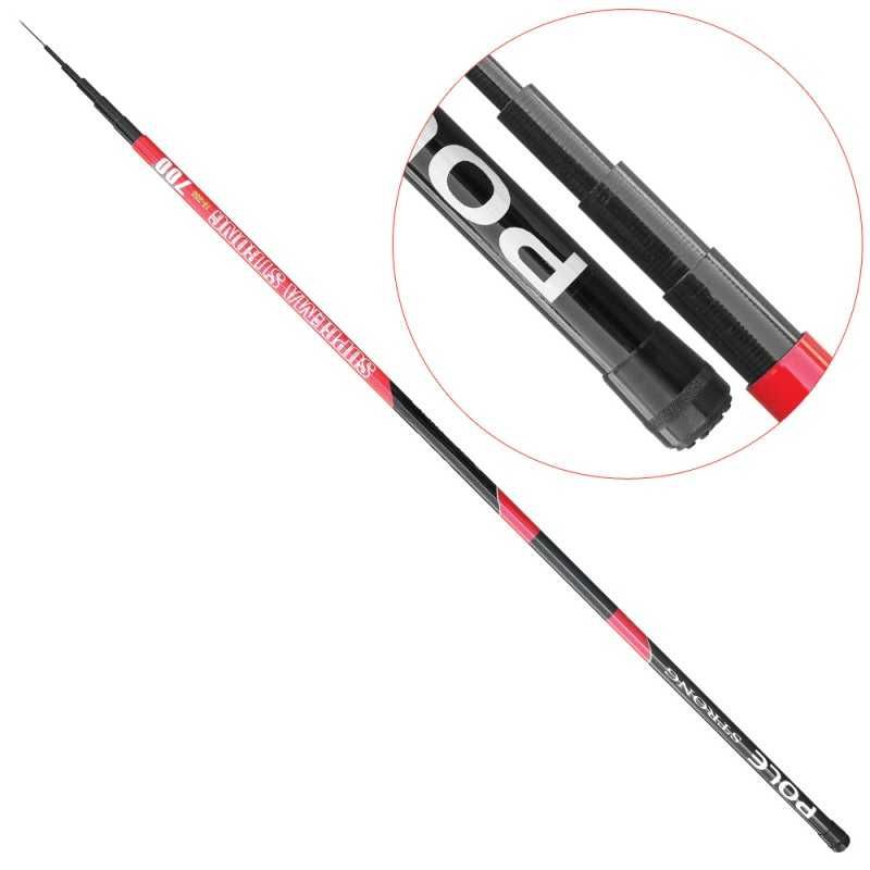 Undita fibra de carbon Baracuda Suprema Strong Pole 4 metri