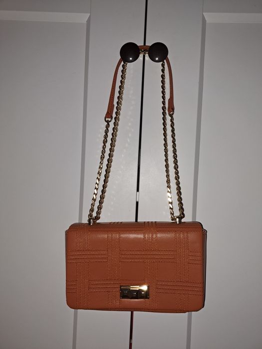 Чанта Zara в оранжево