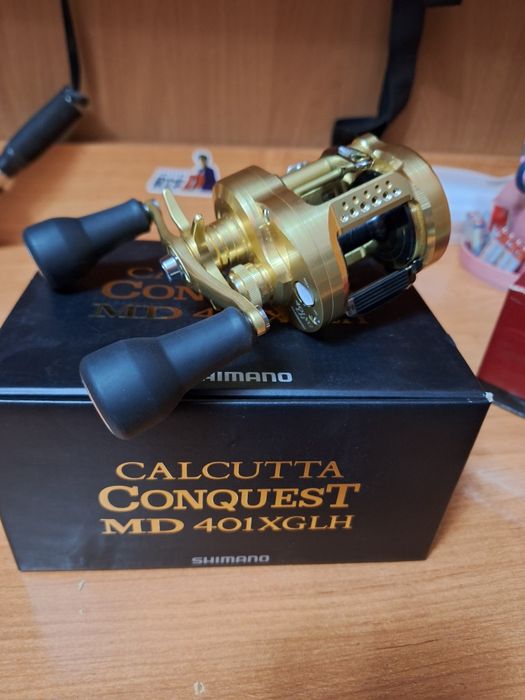 Рыболовная катушка Шимано калькутта MD401XGLH  почти новая ,2,рыбалки