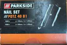 Cuie 50 si 40 mm pentru pistol capsator Parkside pneumatic