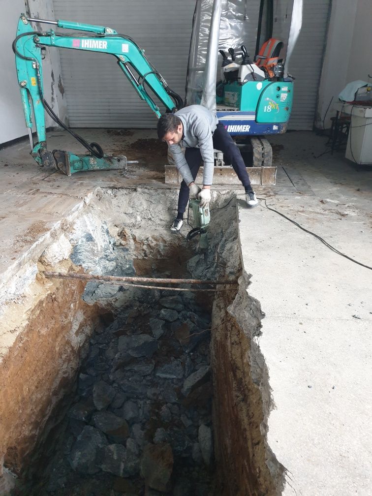 De Închiriat Utilaje Construcții, Foreza Burghiu Pamant Sfredel & Bur