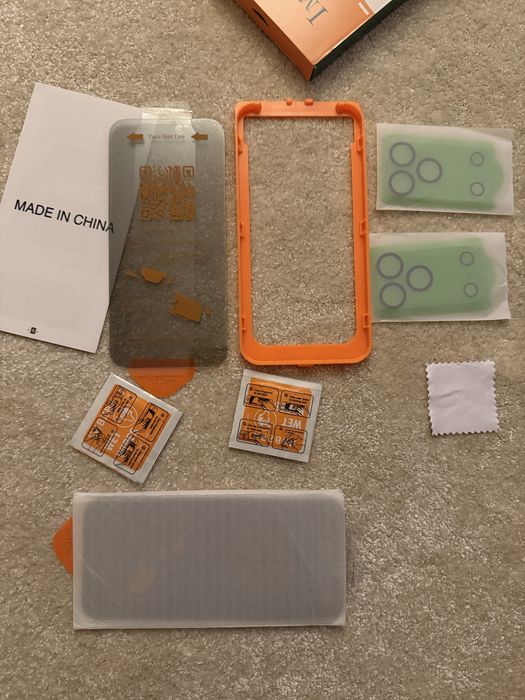 Set 3 folii privacy ecran iPhone 17ProMax