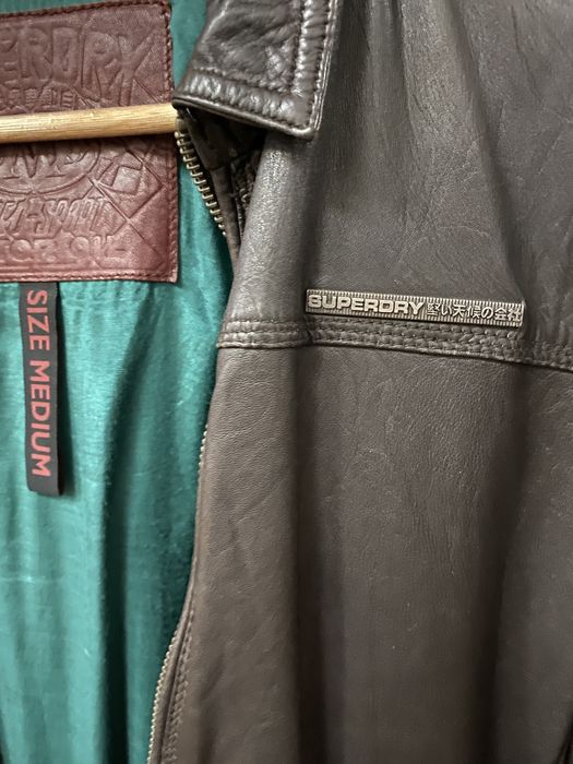 Geaca piele barbati SuperDry