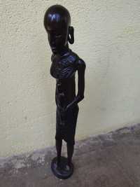 Statueta africană 50 cm mahon, tek