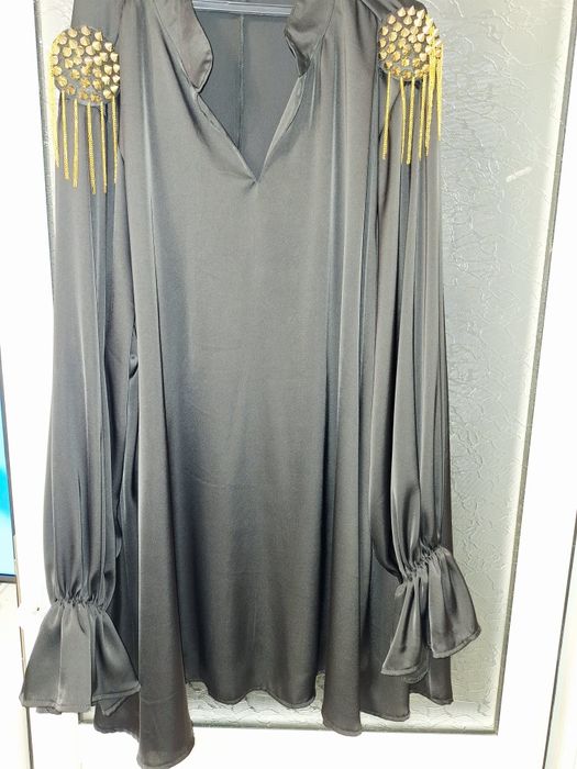 Туника от сатен макси размер