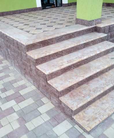 Брусчатка Ekam-бетон рельефная для пандусов и ступенек