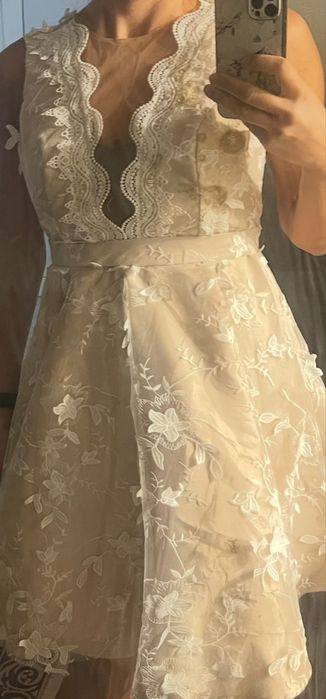 Рокли за повод размер L (M) , бяла и бордо