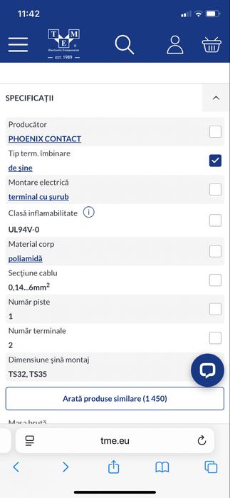 Phoenix Contact UT 4-MT clema sir,conector cablu