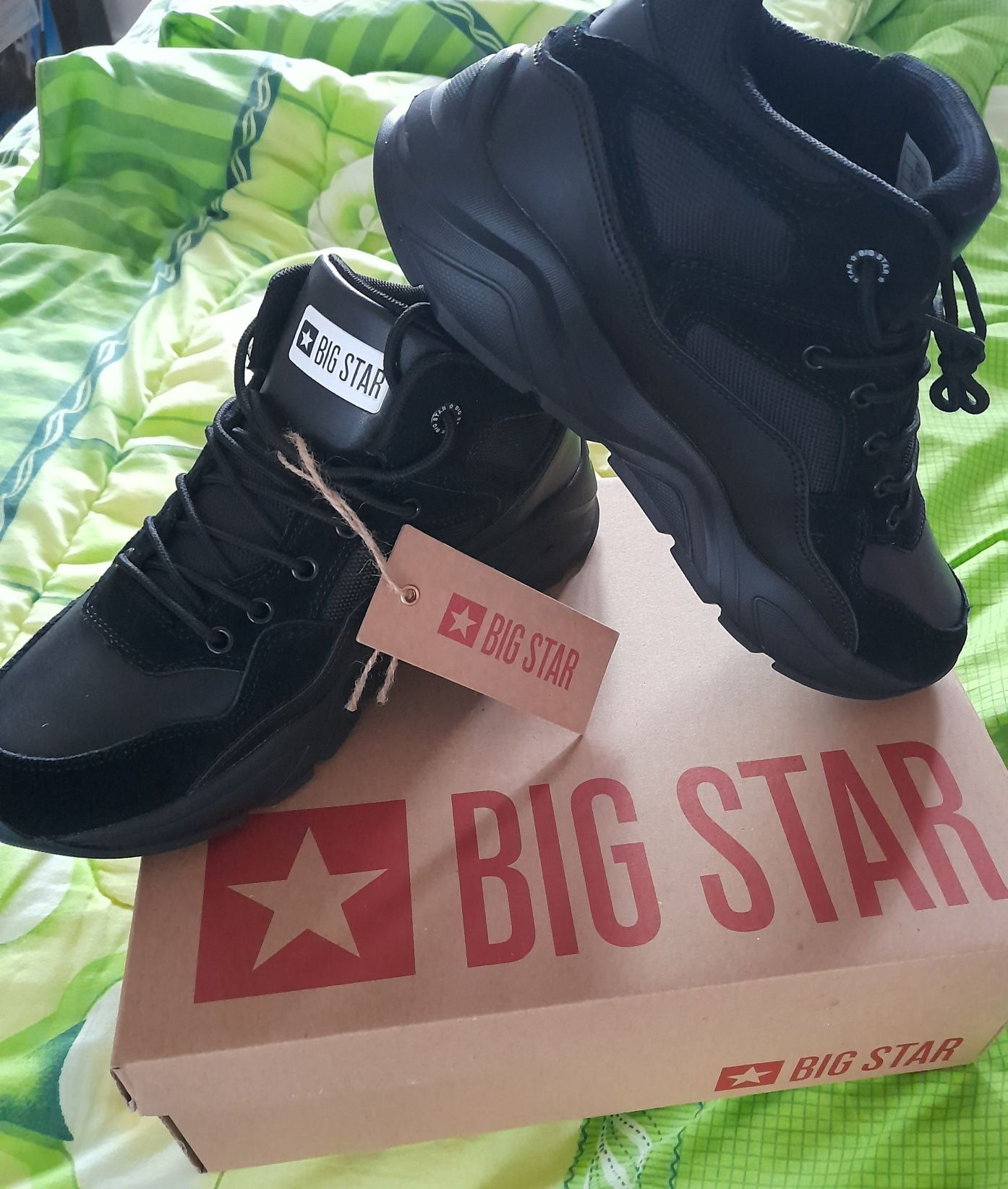 Ofertă! Sneakers Big Star Original, piele naturală NOU import